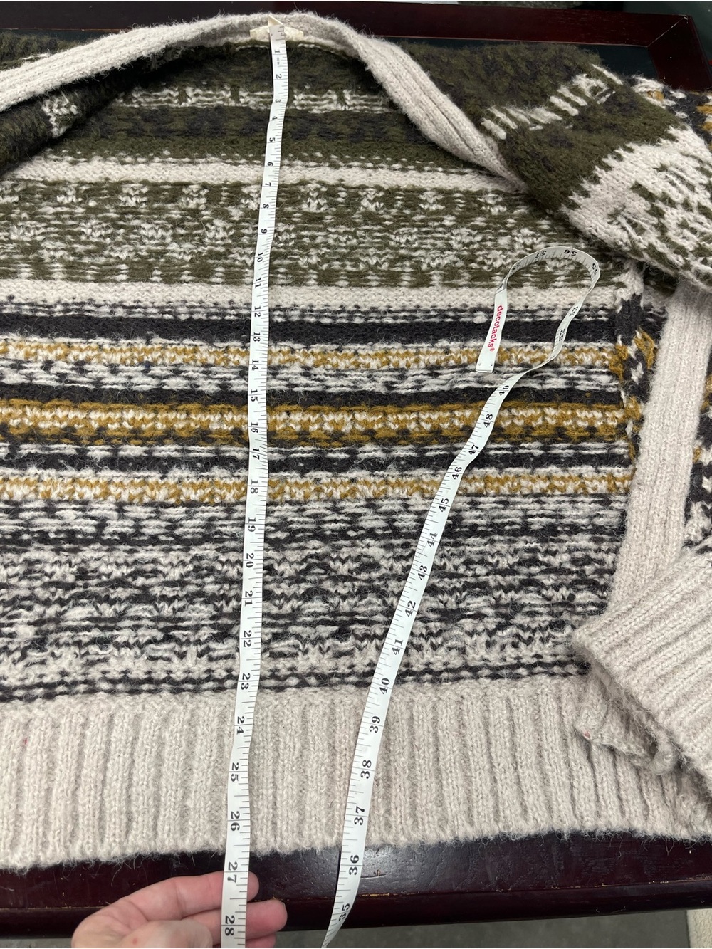 Mystree chunky knit cardigan oversized large - Picture 10 of 10